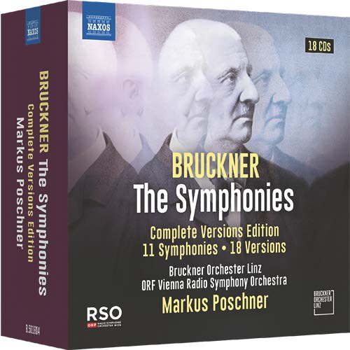 BRUCKNER, A.: Symphonies (Complete Symphony Versions Edition) (18-CD Box Set)