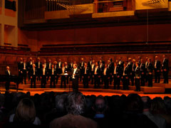 Lunds Studentsångare in concert in Stockholm