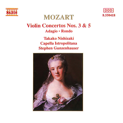 Mozart: Violin Concertos Nos. 3 and 5