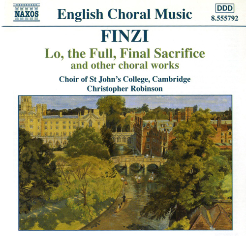 FINZI: Lo, the Full, Final Sacrifice • Magnificat • Unaccompanied Partsongs, Op. 17